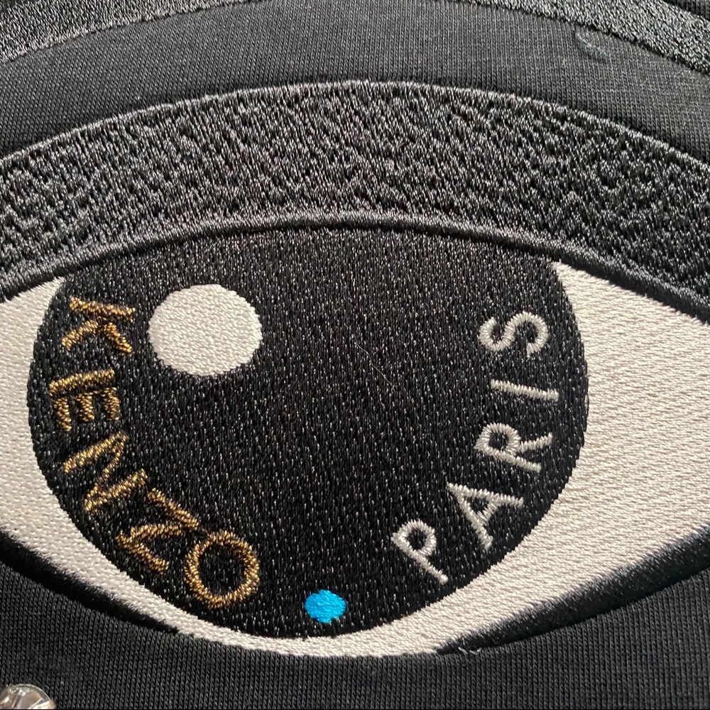 Kenzo Black Eye Motif Sweatshirt with Gold Accents - Picture 5 of 8